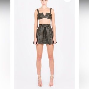 NONCHALANT Vegan mini skirt